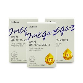 Dr.Lin Supercritical Altige Omega 3 1025mg x 30 capsules (3 packs) / 닥터린 초임계 알티지 오메가3 1025mg x 30캡슐 3통