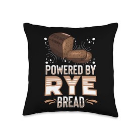 Rye Bread Recipes Gluten Free Seeds German Flour Throw Pillow