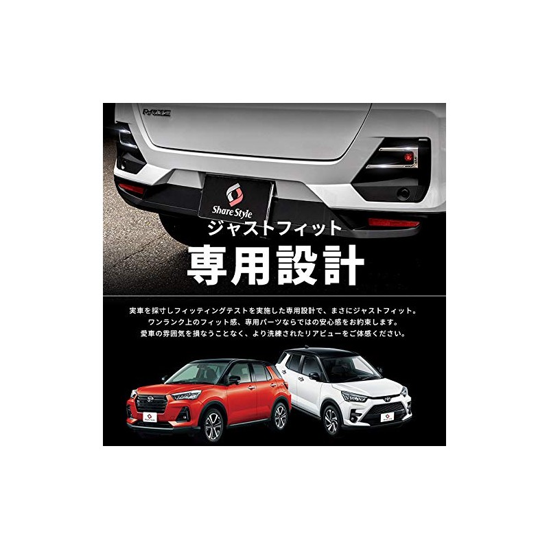 [Share Style] Rise Rocky Rex Rear Fog Duct Cover A200