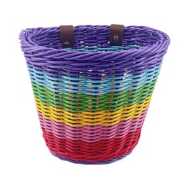 EIRONA BASKETR Bicycle Handlebar Basket for Children's Bicycle, Balance Bike, Scooter, Tricycle, Bicycle Storage with DIY Sticker