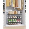 Kitsure Shoe Rack - Stainless Steel Shoe Organizer, Sturdy Shoe