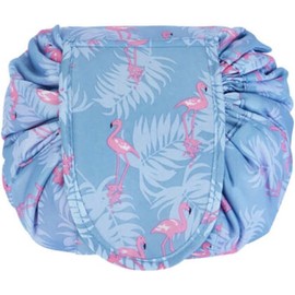 Drawstring Make up Bag Portable Large Travel Cosmetic Bag Pouch Travel Makeup Pouch Storage Organiser for Women Girl