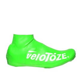 veloToze Short 2.0 Shoe Cover for Road Cycling Shoes (Viz-Green, Small/Medium (EU 37-42.5))