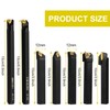 Set of 21 Lathe Chisels, 12 mm Drill Rod, Shaft
