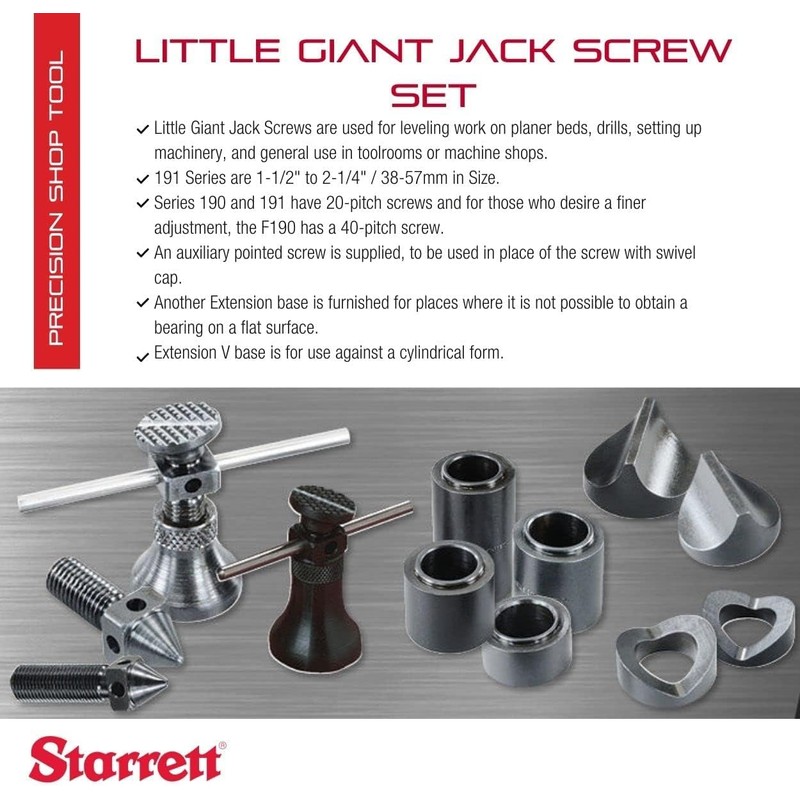 Starrett Little Giant Jack Screw - Jack Only - Ideal