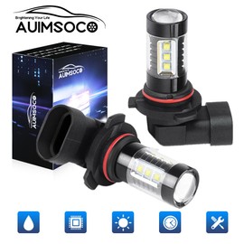 AUIMSOCO 2x 9006/HB4 LED Fog Light Bulbs Driving Lamp Cool White 8000K High Power Lamp