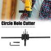 Adjustable Hole Cutter Saw Kit Alloy Steel DIY Round Cutting