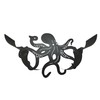 Metal Octopus Paper Holders,Funny Black Animals Paper Storage Holders Stand
