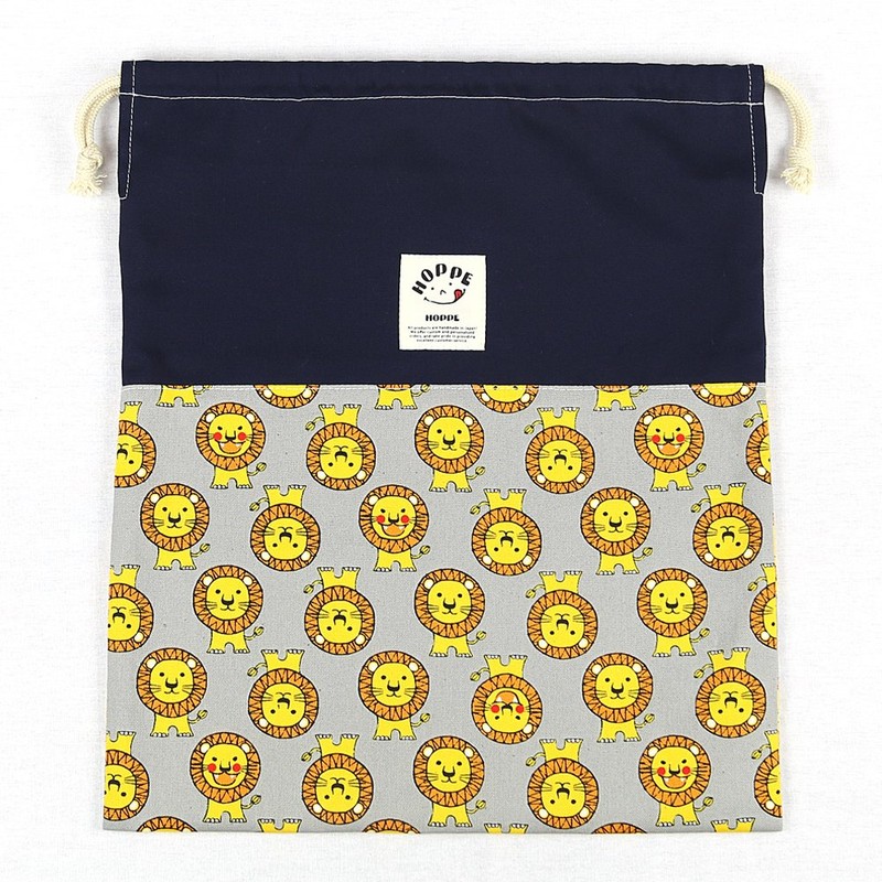 [HOPPE] 巾着L (らいおんまる)