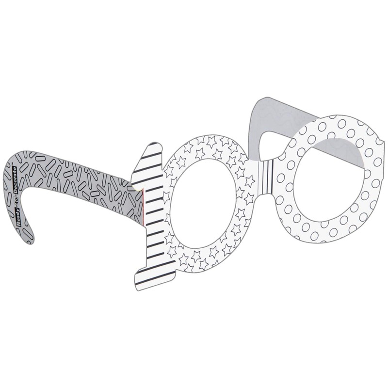 Really Good Stuff Ready-to-Decorate 100th Day Glasses