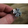 Fly Style Stainless Steel Iron Cross Signet Ring for Men