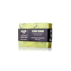 Silk Oil of Morocco Silk for Men Stone Scrub Argan Soap Bar 100 g