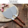 Barbecue Spatula Stainless Steel Multifunction Grill Spatula with Wooden Handle