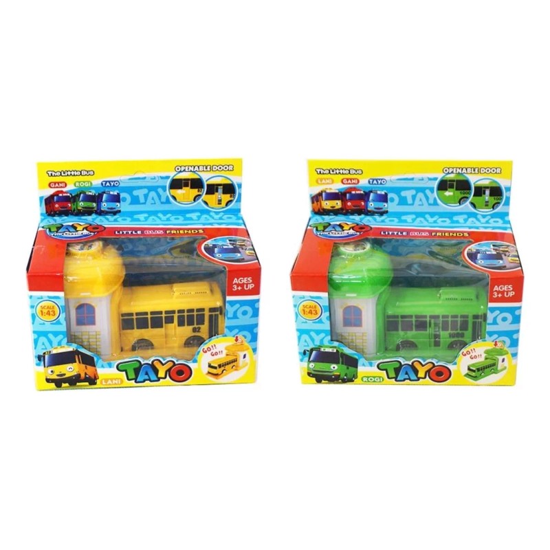 Deluxe 2x Tayo Y Sus Amigos Autobuses Juguetes Animado Camión