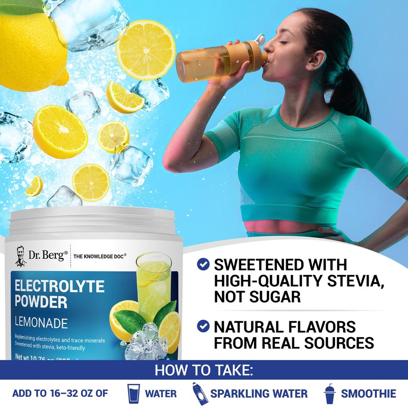 Dr. Berg Zero Sugar Hydration Keto Electrolyte Powder - Enhanced