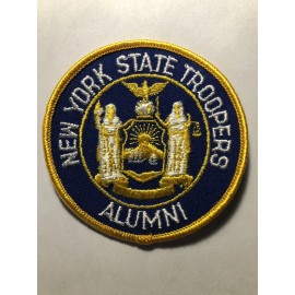 New York State Police Troopers Alumni Patch ~ Style 1