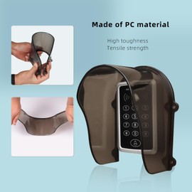 Dgyezhao Outdoor Keypad Cover,Plastic Access Control Rain Cover Sun Shade Fingerprint Access Controller Rainproof Cover Protector Door Lock