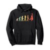 Retro Basketball Evolution Gift For Basketball Players Pullover Hoodie