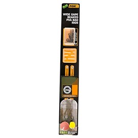 Fox Edges Arma Point Wide Gape Beaked PVA Bag Rig Micro Barbed Größe 4 CCR150 Vorfächer Rigs