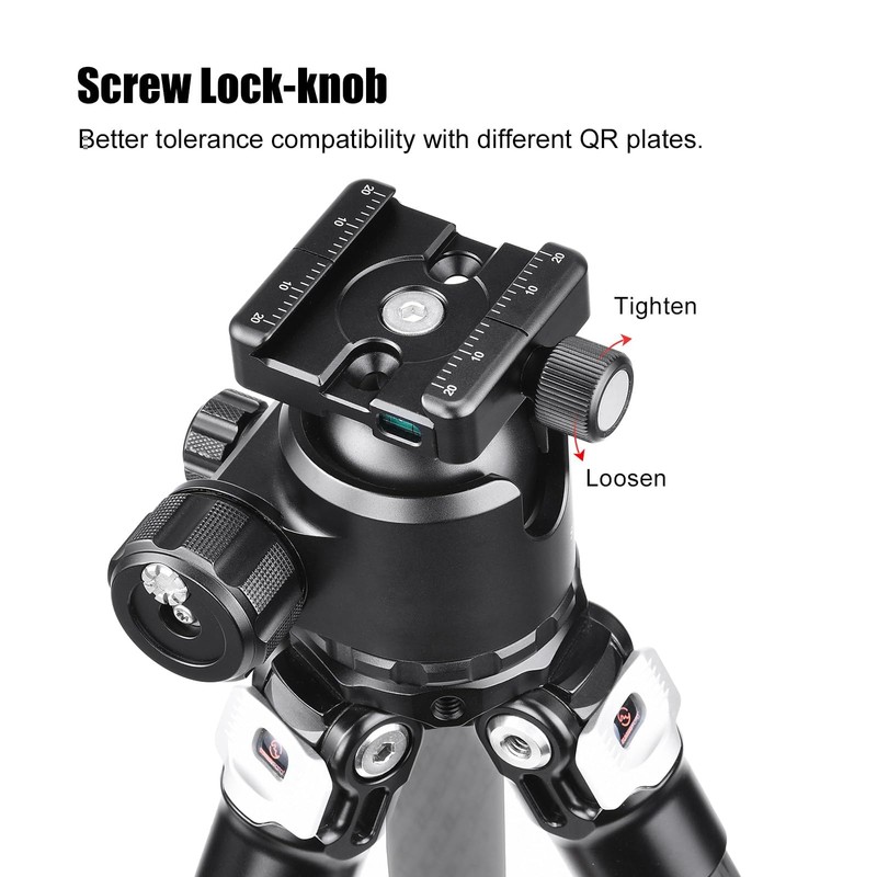 SUNWAYFOTO SQC-50 Universal Arca Swiss Clamp, 50 mm Quick Release