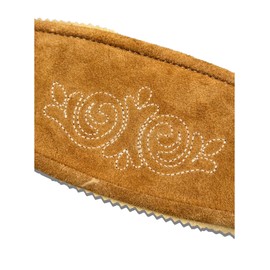 McWilliams Suspenders for Lederhosen Men - Classic Leather, Adjustable, Durable, Stylish Traditional Braces