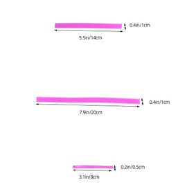 TEHAUX 39 Bandas Elásticas De Para Cuadernos Y Libros 7.87X0.39X0.19In Correas De Fijación Versátiles Para Oficina Viajes Y Organización De Notas