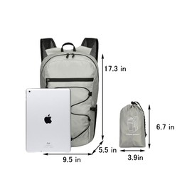 Scotry Lightweight Packable Mesh Strap Travel Backpack, Water Resistant Man Women Foldable Daypack for Outdoor Vacations (Green)