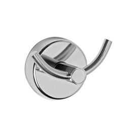 Kapitan Edelstahl 18/10 Doppelhaken Bad Wandmontage Doppelt Handtuchhaken Handtuchhalter, Poliert, Made in der EU, 20 Jahre Garantie