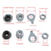 Meuey Lyot Silver Bicycle axle 3/8 Inch Bicycle Multiple Speed