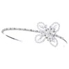 SAMKY Unique Vintage Style Asymmetric Butterfly Crystal Headband Tiara T839