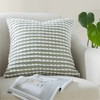 Catherine Lansfield Stab Stitch 43x43cm Cushion Cover Sage Green