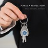 THE MASONIC COLLECTION Forget Me Not Trolley Keychain and Coin