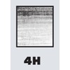 KOH-I-NOOR TOISON D'OR 4H Graphite Pencil (Pack of 12)