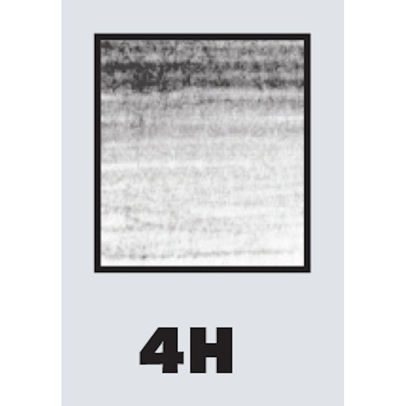 KOH-I-NOOR TOISON D'OR 4H Graphite Pencil (Pack of 12)