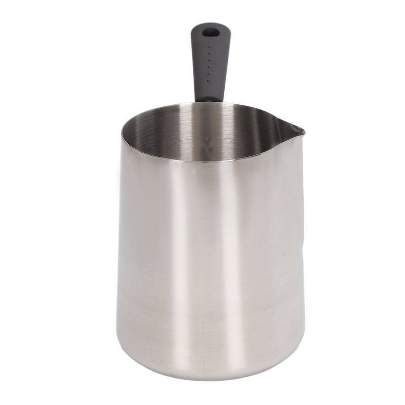 Coffee Milk Frothing Pitcher Cup 304 Stainless Steel Long Handle