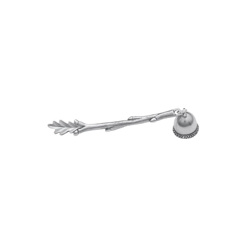 DANFORTH Pewter Candle Snuffer – Acorn and Oak Leaf Design