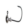 Owner American Ultrahead Round Jig Hook, 3/16-Ounce, Metallic Silver