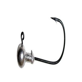 Owner American Ultrahead Round Jig Hook, 3/16-Ounce, Metallic Silver