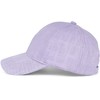 styleBREAKER 04023089 Unisex Linen Baseball Cap, Plain Colour, 6-Panel Baseball