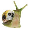 BESPORTBLE Garden Snail Decor Skull Statue Resin Ornament for Landscape