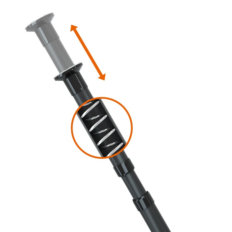 Aglaiprty 10-Foot Dust Barrier Poles Kit - (Pack of 4)