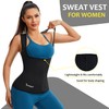 Junlan Sauna Suit for Women Waist Trainer Vest for Women