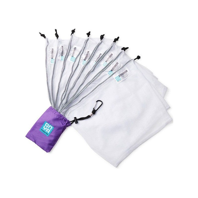 Onya Reusable Mesh Produce Bags - Set of 8, TURQUOISE