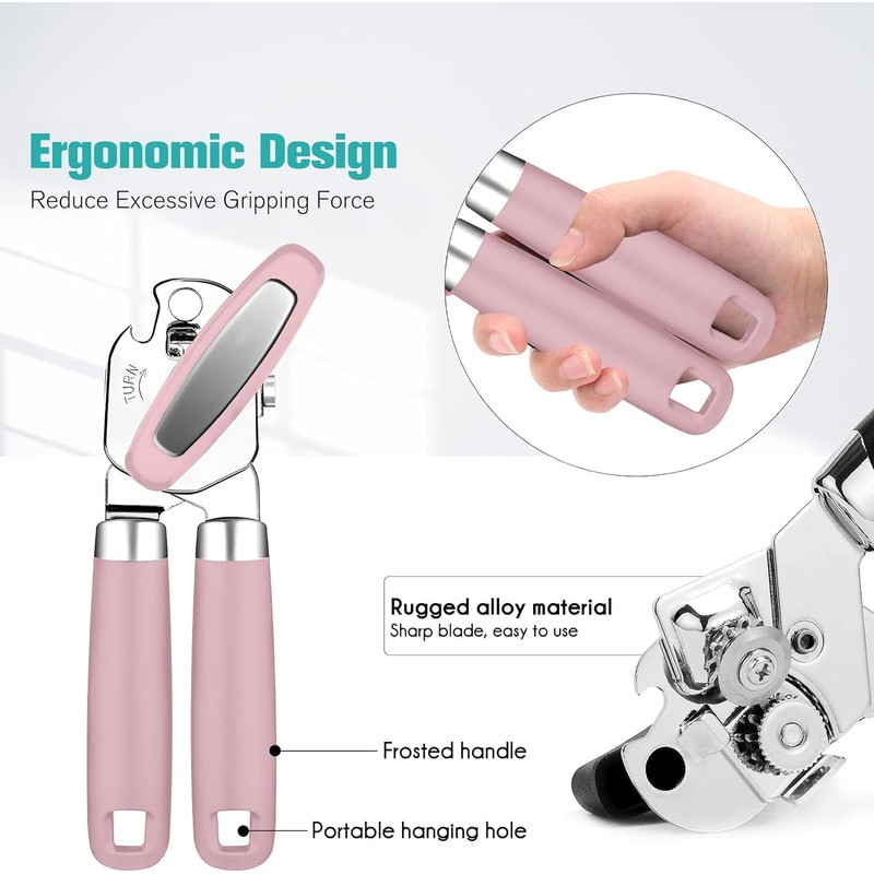 Can Opener,Professional 3-In-1 Multifunctional Manual Can Openers Bottle Opener,Kitchen Durable