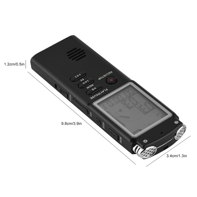 Multifunctional Voice Recorder Intelligent LCD Audio Recording Pen HD Player