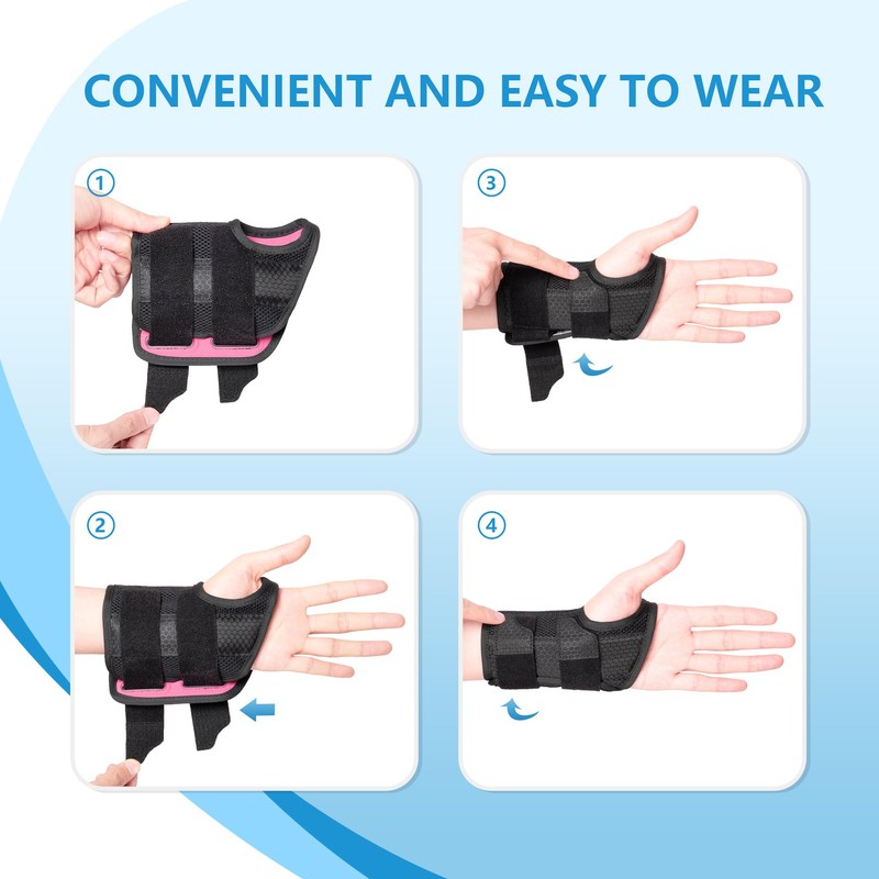 joingood Wrist Brace for Work, Adjustable Support Splint for Women