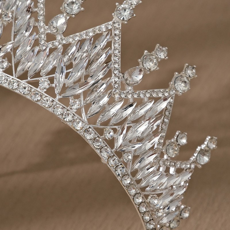 Women Wedding Crown Exquisite Rhinestone Bride Crown Hair Accessories for