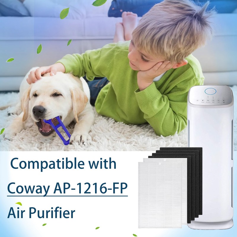 AP-1216-FP Replacement Filter for Coway AP-1216L Air Purifier, Include 2