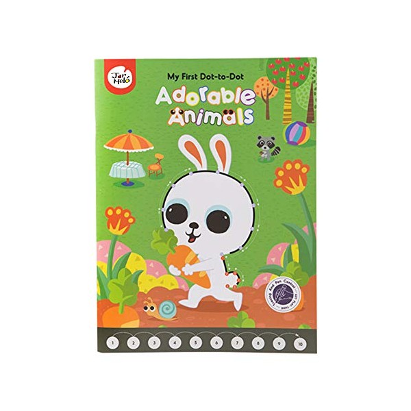 abgee 922 JA93528 EA My First Dot Drawing Book-Adorable Animal, Multicolour
