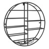 YIYIBYUS Round Wall Mounted Wine Rack,Wine Shelf Wall Mounted, Round